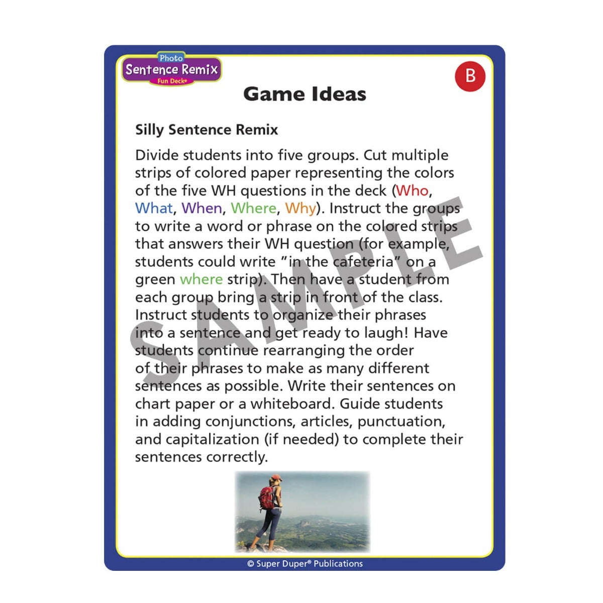 Photo Sentence Remix Fun Deck®