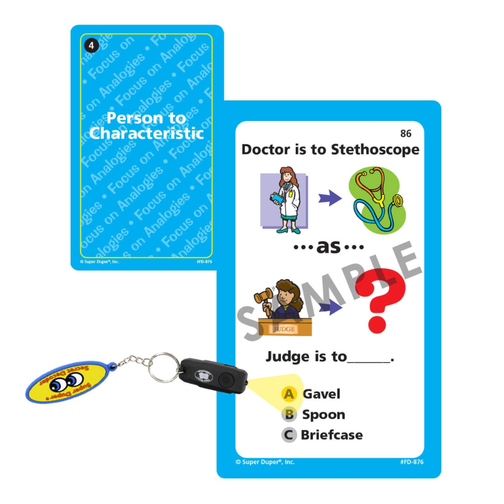 Focus on 300 Analogies Secret Decoder Fun Deck®