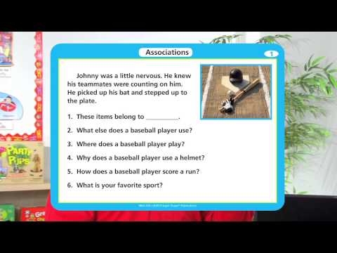 Demo video of a Speech-Language Pathologist explaining how to use the Webber®Inferencing Big Deck photo cards