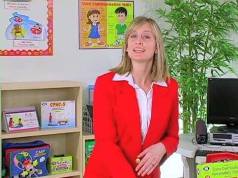 Speech-Language Pathologist (SLP) demo video on how to use Webber® Core Curriculum Vocabulary Cards (Level 2)
