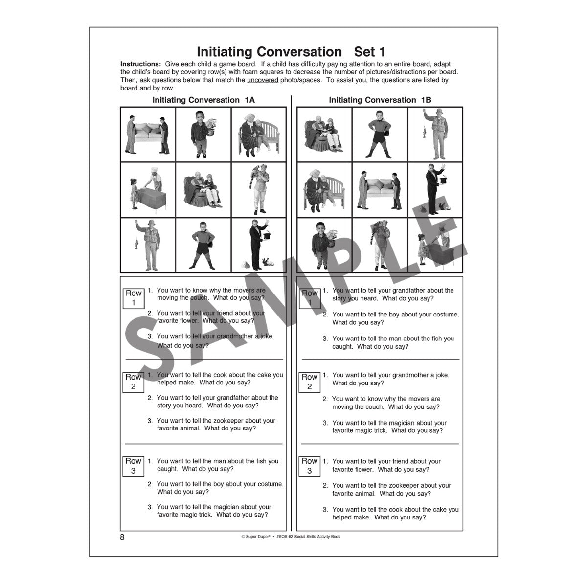 Ask & Answer® Social Skills Games