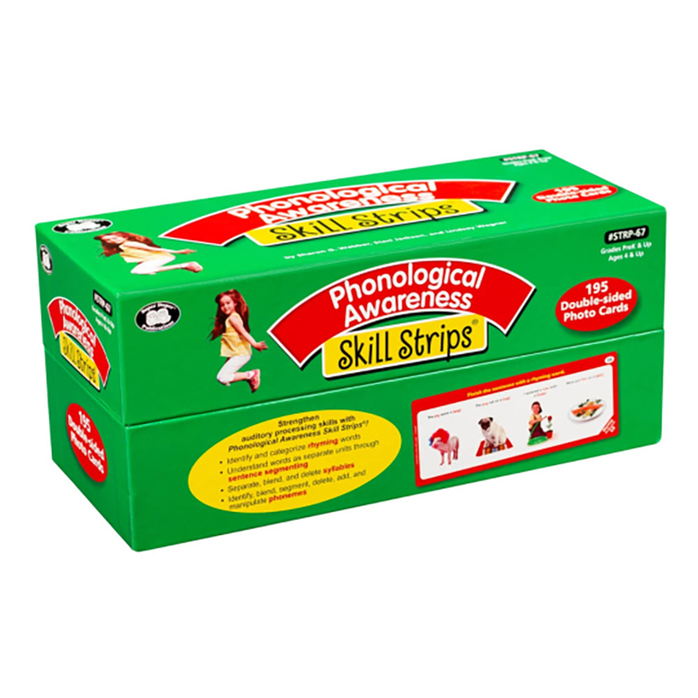 Super Duper Phonological Awareness Skill Strips™ educational photo cards to help improve phonological awareness in children