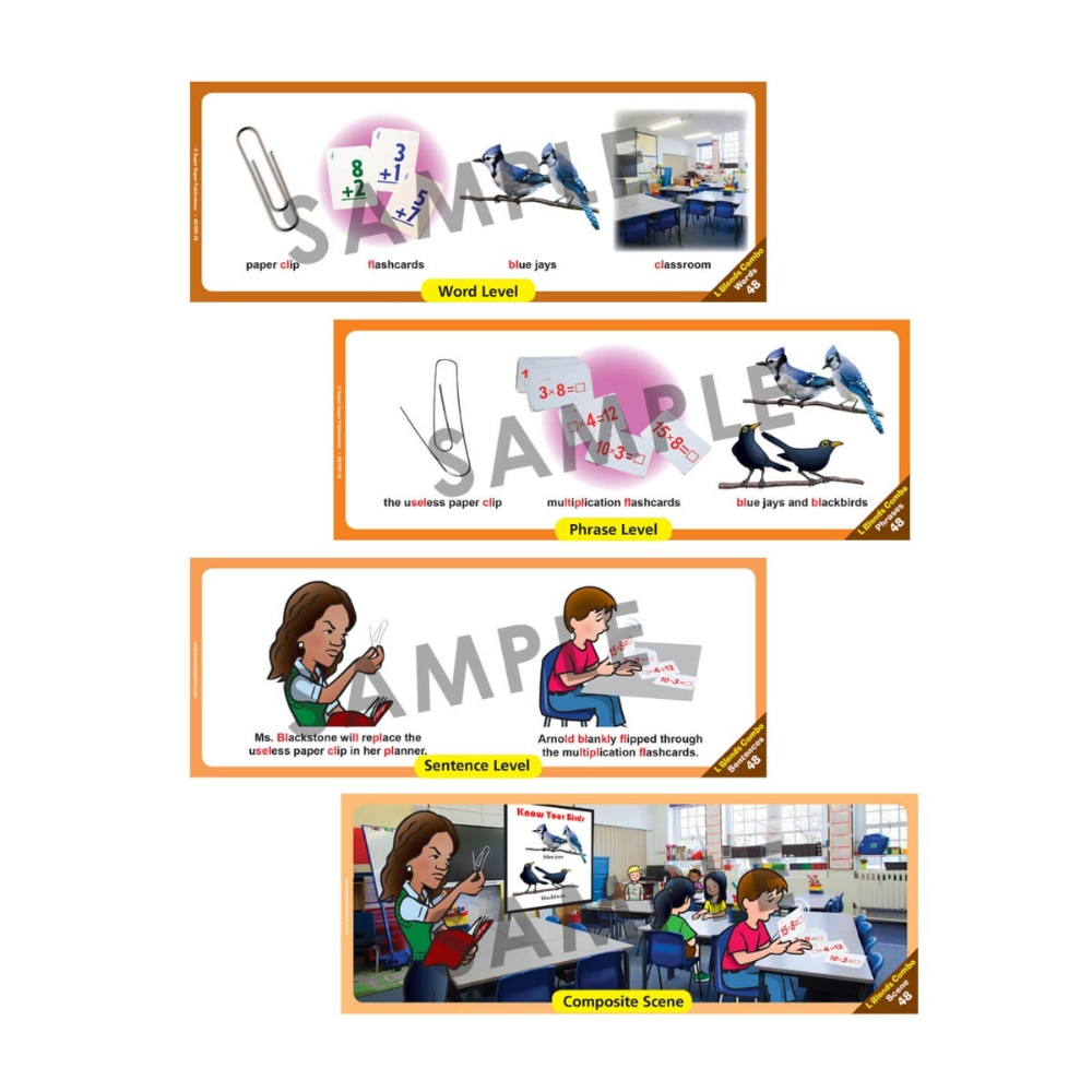 Articulation Skill Strips® L and L Blends