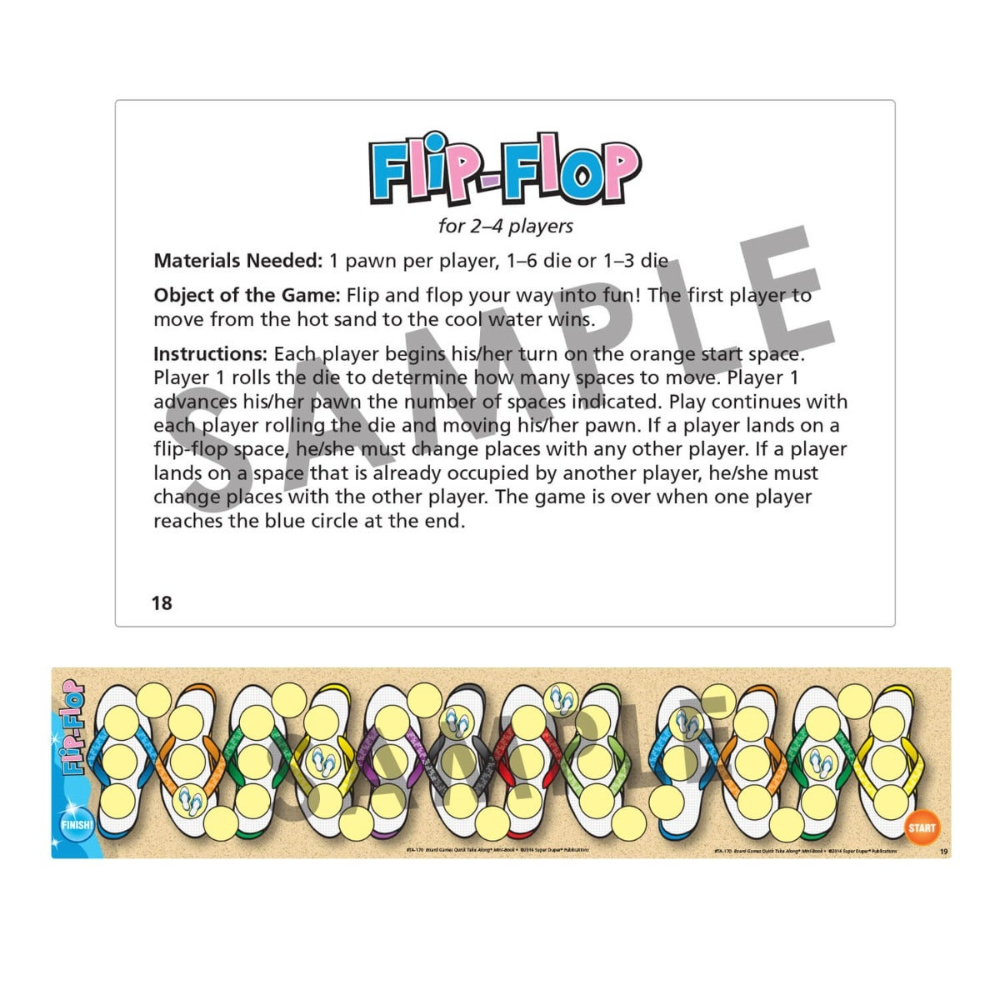 Board Games Quick Take Along® Mini-Book