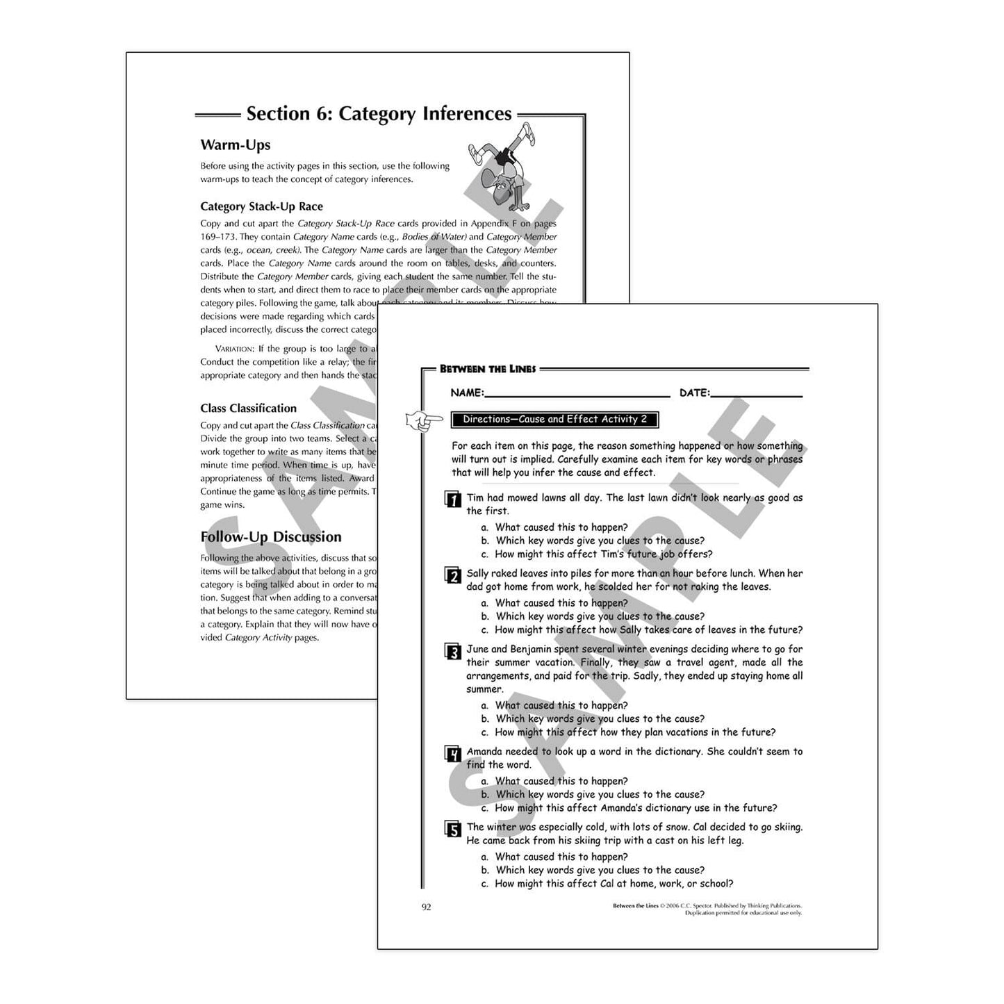 Educational worksheet with text and checkboxes on a white background