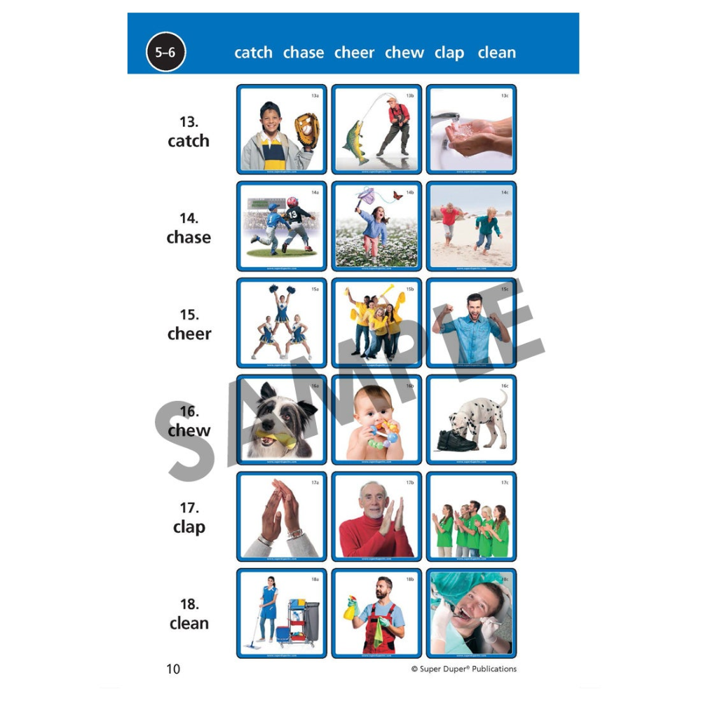 Webber® Mini Verbs Photo Cards