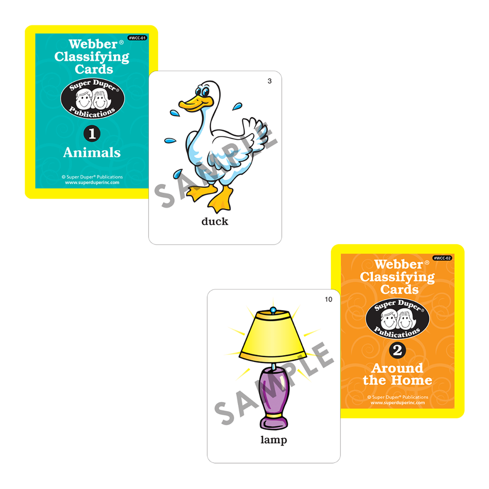 Webber® Classifying Cards (7 Deck Set)