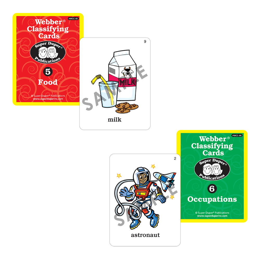 Webber® Classifying Cards (7 Deck Set)