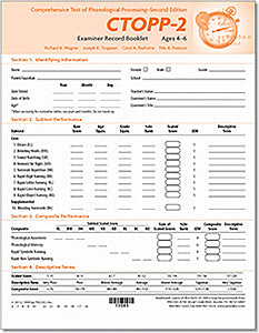 Examiner Record Form 4-6