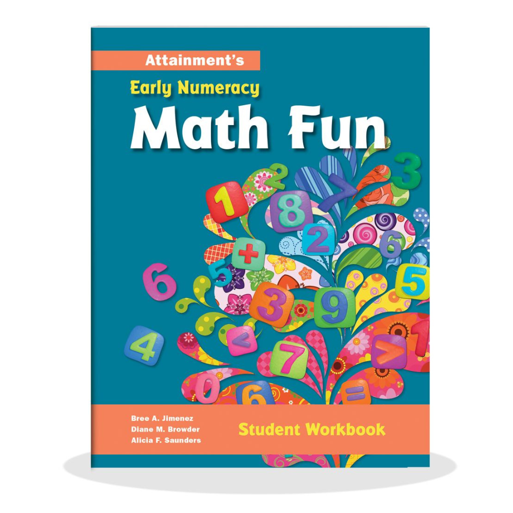 Early Numeracy "Math Fun" Student Workbook, math curriculum for students with developmental disabilities 