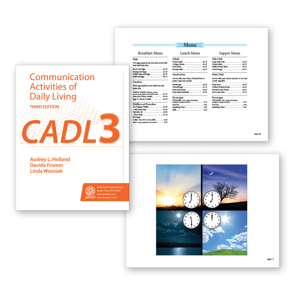 Communication Activities of Daily Living (CADL) 3rd Edition