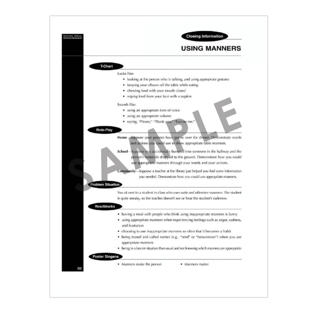 Social Skill Strategies (2nd Edition), feelings of others worksheet