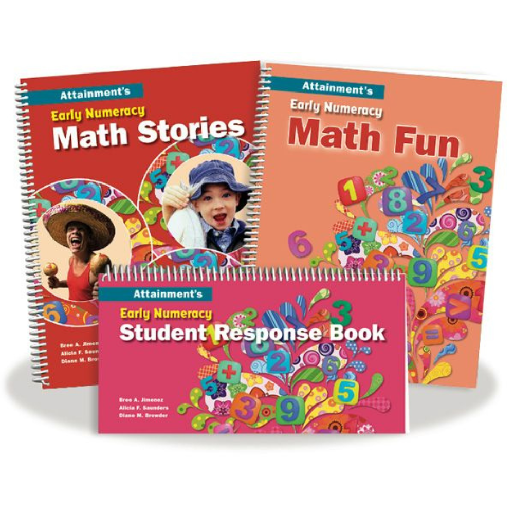 Early Numeracy "Math Fun" Student Response Book, math curriculum for students with developmental disabilities
