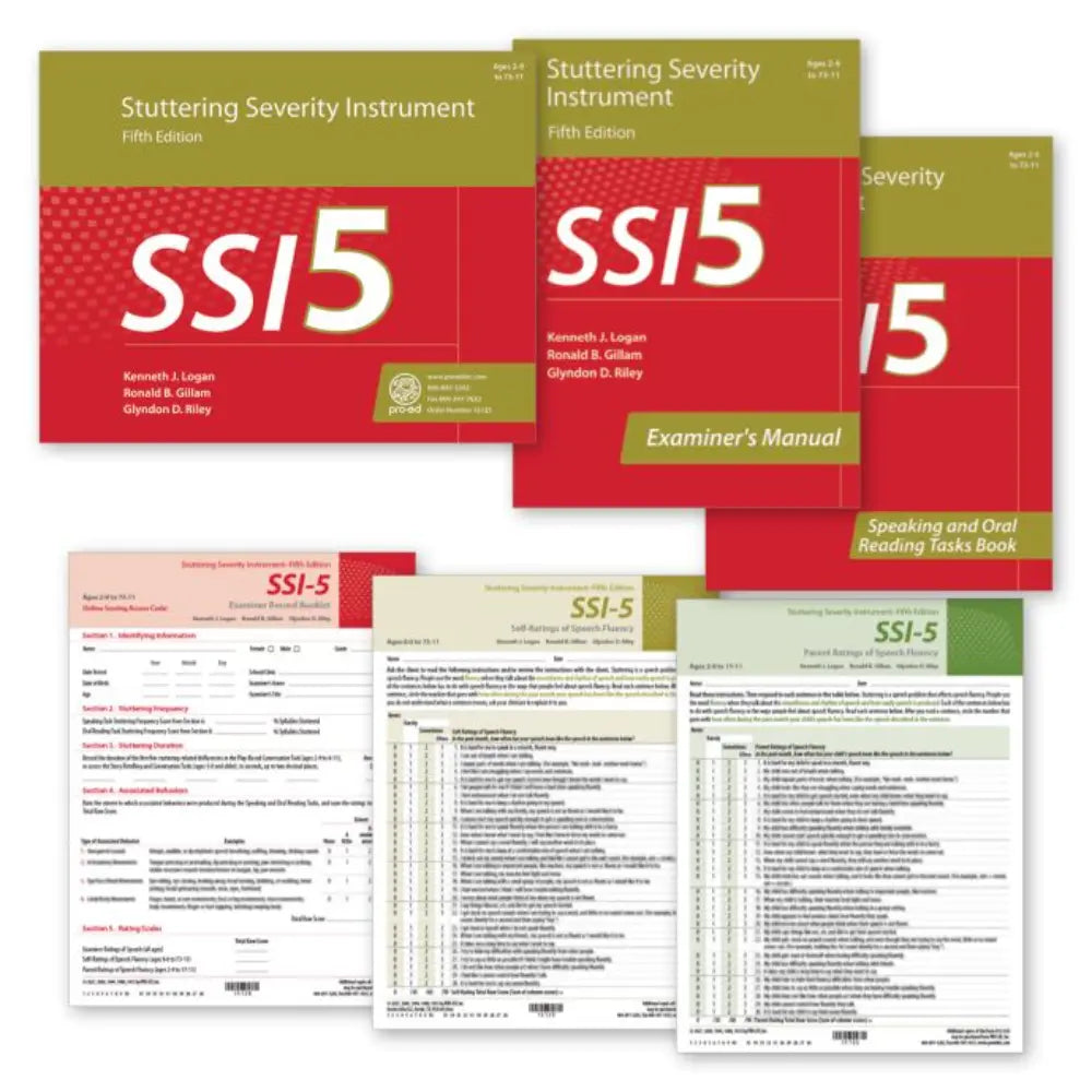 SSI-5: Stuttering Severity Instrument Fifth Edition Complete Kit