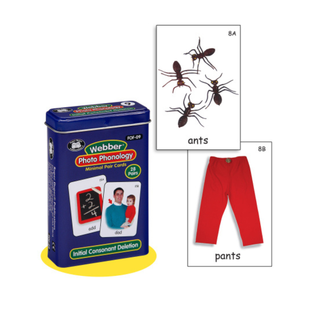 Webber® Photo Phonology Minimal Pair Cards