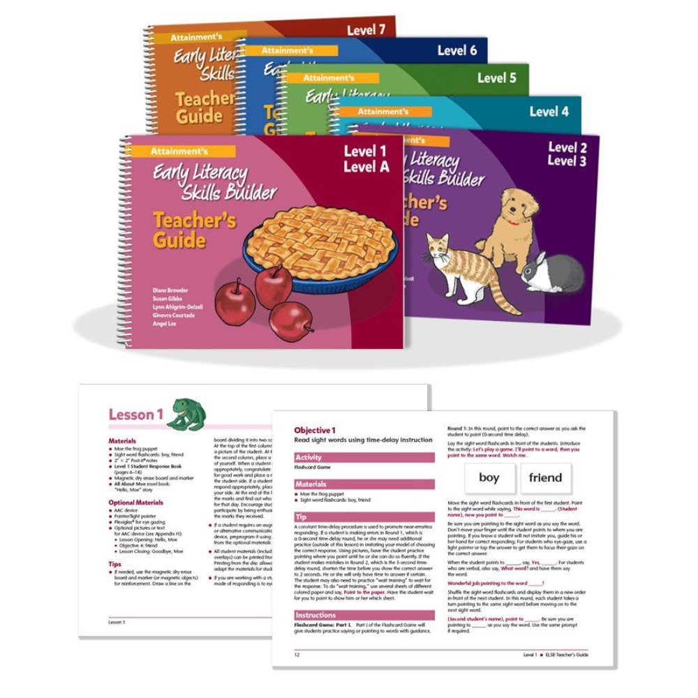Early Literacy Skills Builder (ELSB) Curriculum, Workbooks for Levels 1-7