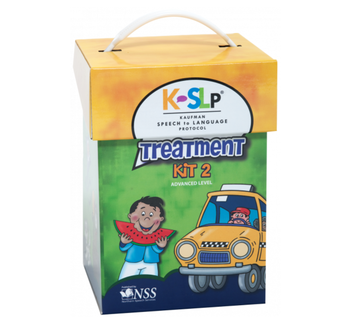 Kaufman (K-SLP) Treatment Kit 2 (Advanced Level), full-colour speech therapy cards for children, Canada