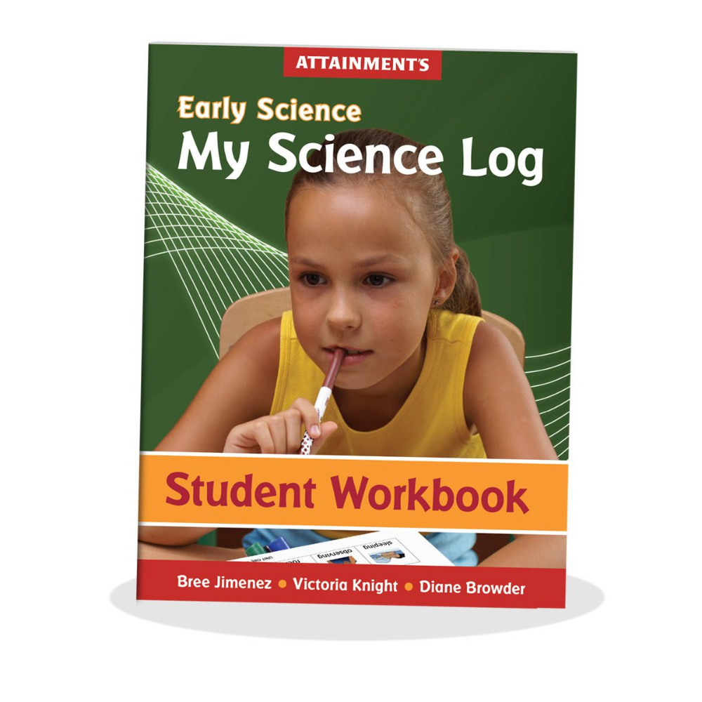 Early Science Curriculum, My Science Log student workbook for elementary students learning foundational science, Canada