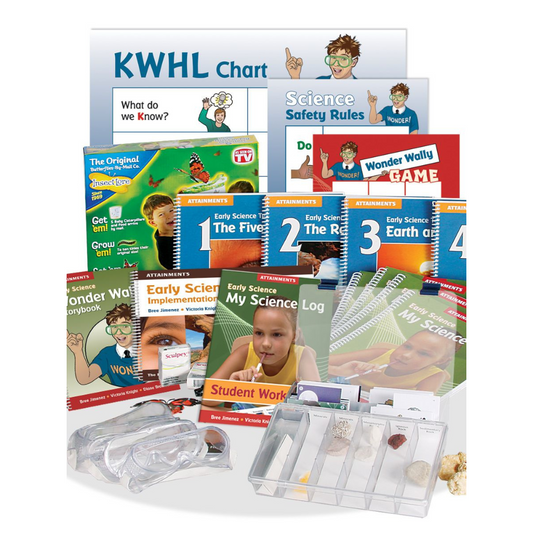 Early Science Curriculum Plus, complete kit for teachers, science curriculum for elementary students in Canada