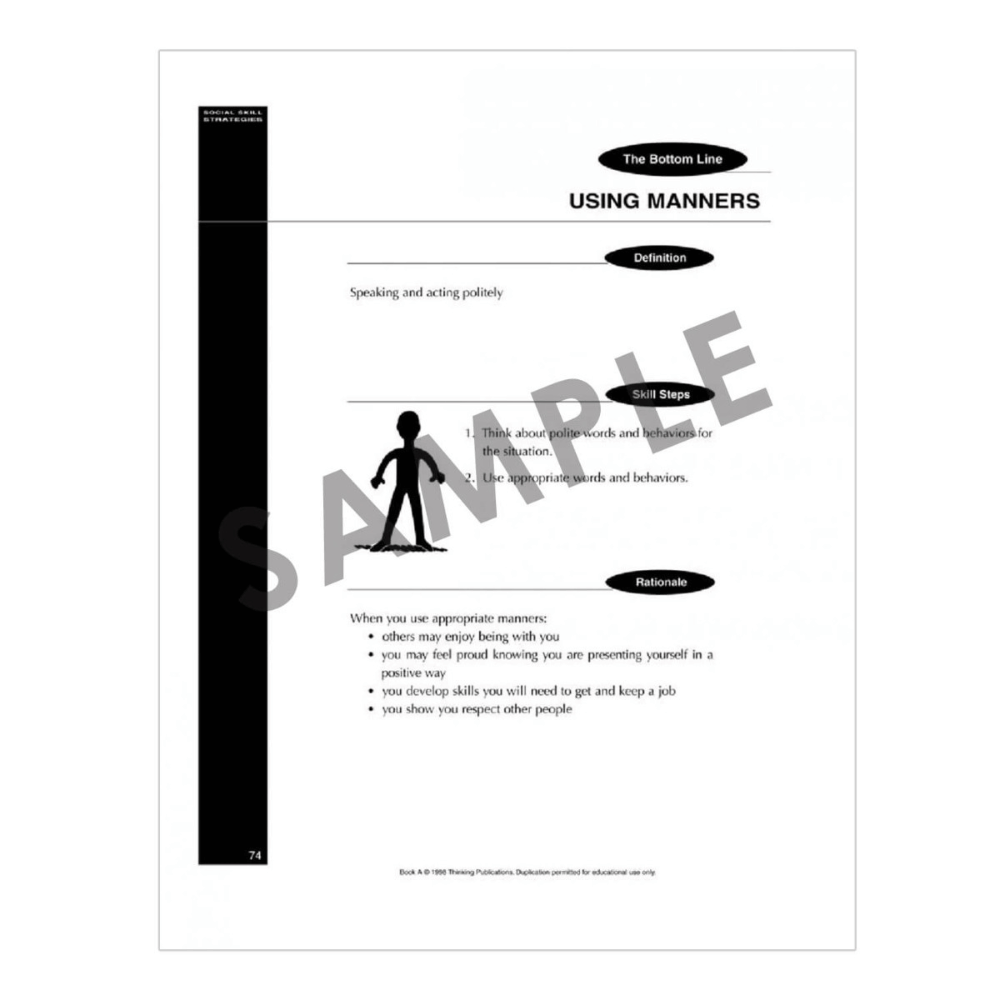 Social Skill Strategies (2nd Edition), asking for permission activity