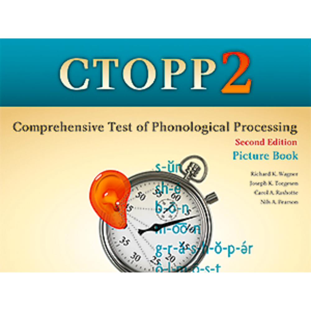 Comprehensive Test of Phonological Processing (CTOPP 2), Second Edition, Picture Book, Canada