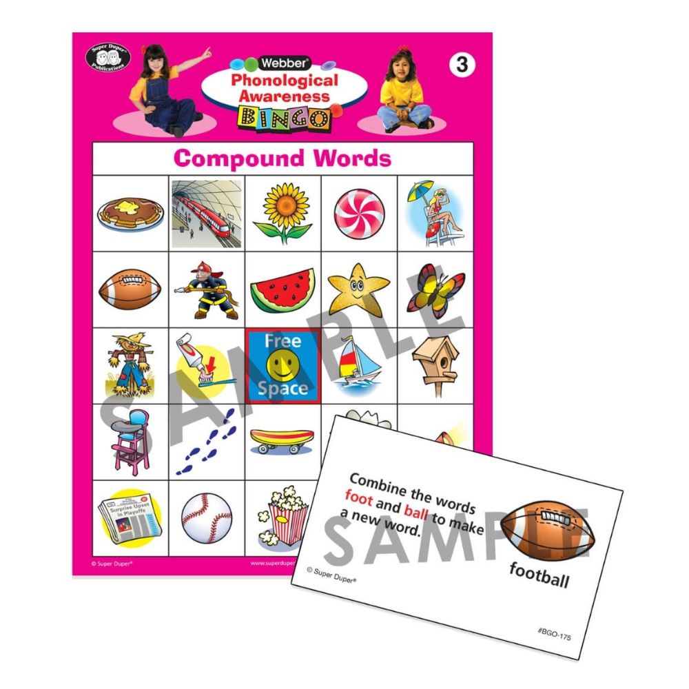 Webber® Phonological Awareness Bingo