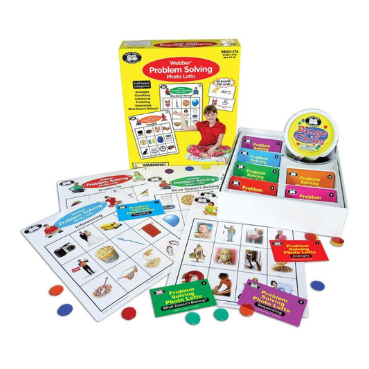 Webber Problem Solving Photo Lotto interactive children's game used to build logical thinking, Canada