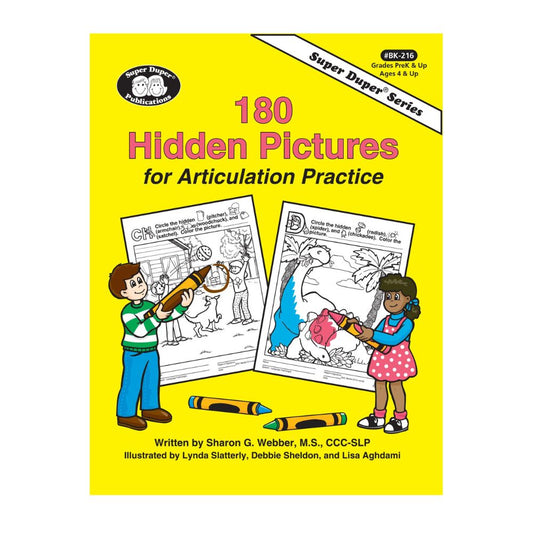 180 Hidden Pictures For Articulation Book