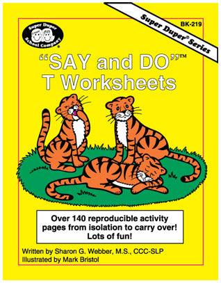 "Say and Do" T Worksheets