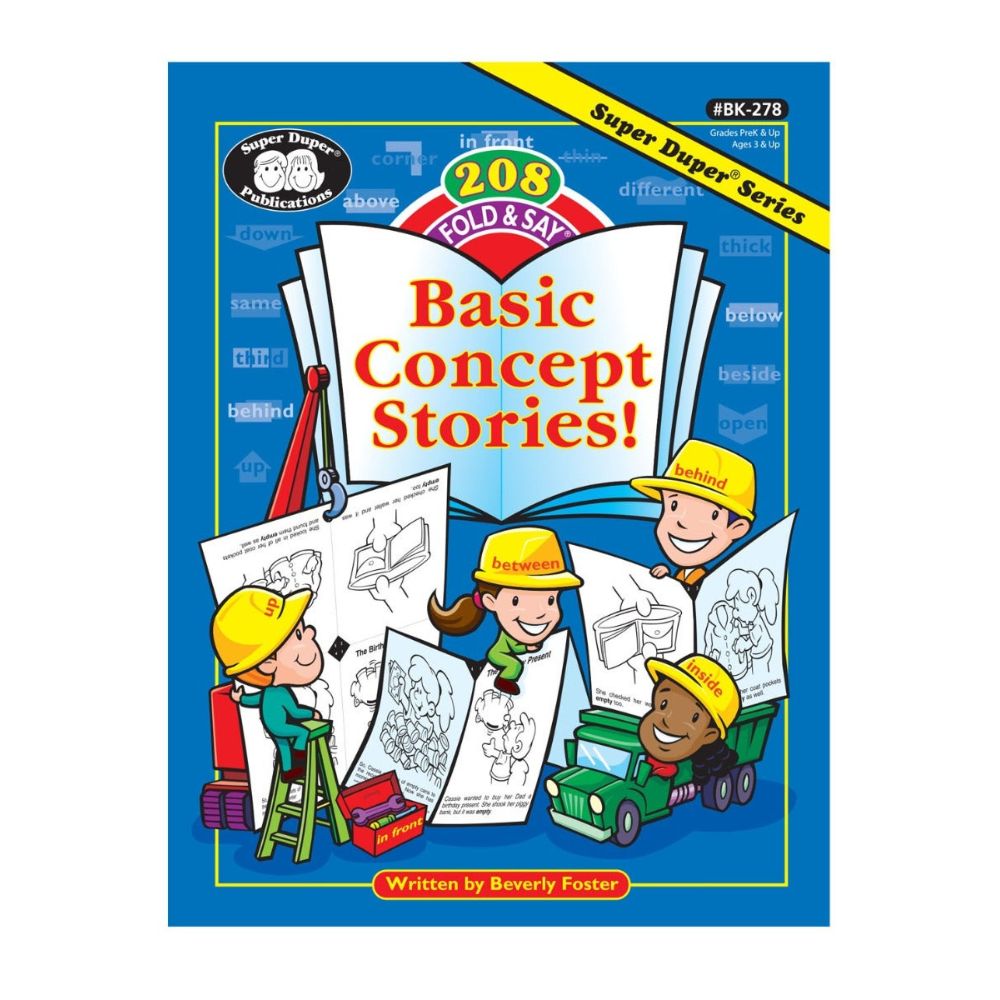208 Fold & Say Basic Concept Stories! Book