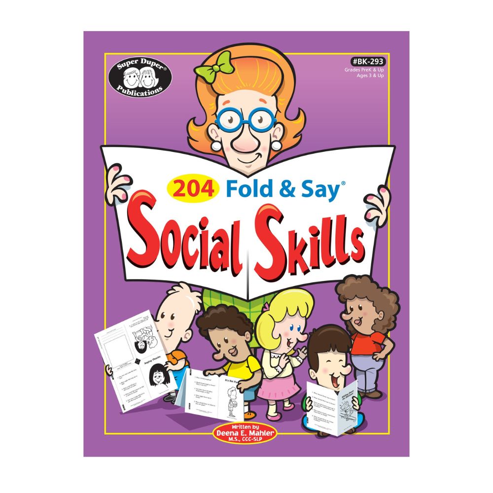 204 Fold & Say Social Skills Book