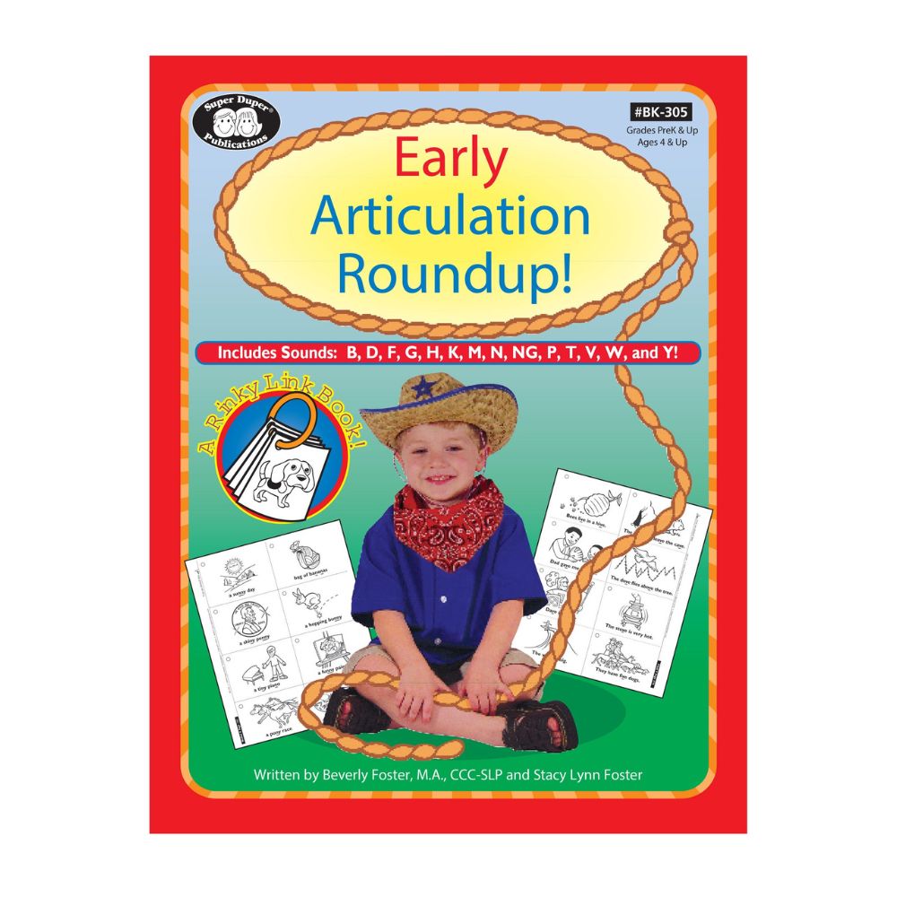Early Articulation Roundup! Workbook