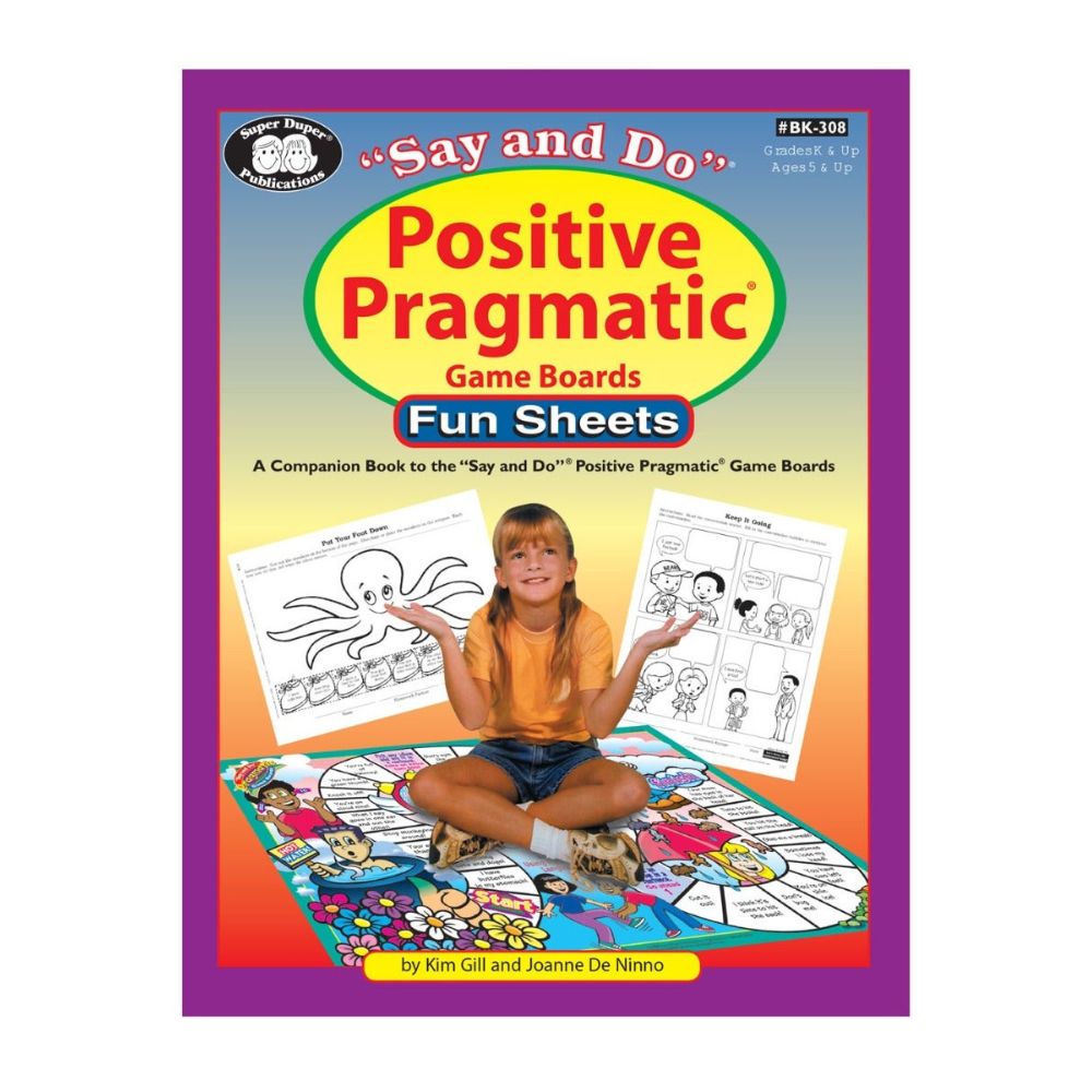Say And Do Positive Pragmatic Game Boards Fun Sheets