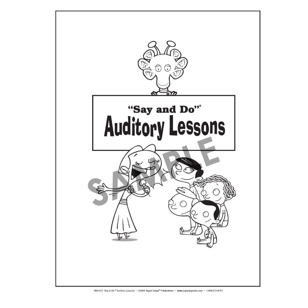 Say And Do Auditory Lessons Book