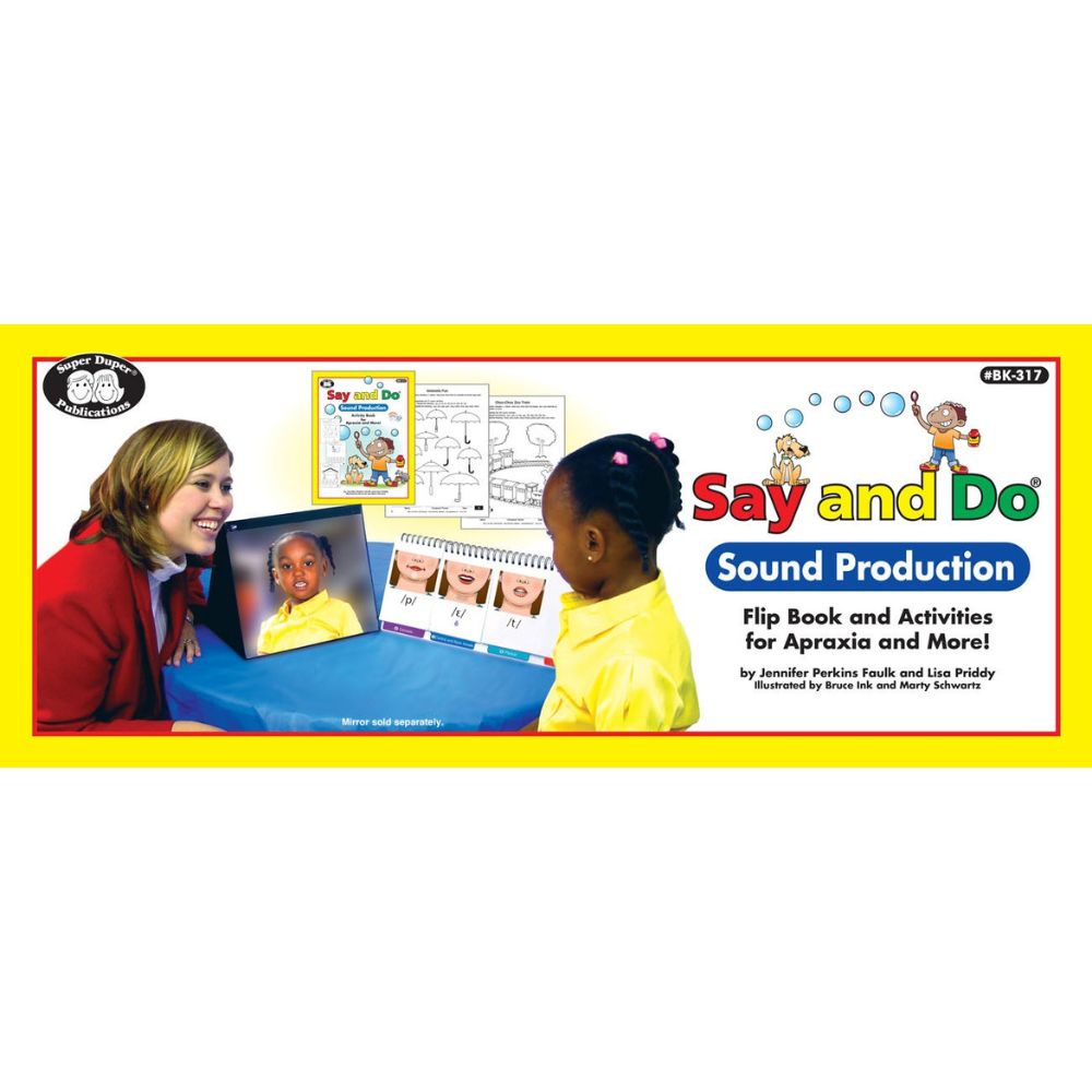 Say And Do® Sound Production Flip Book and Activities for Apraxia, help students produce words and sounds, Canada