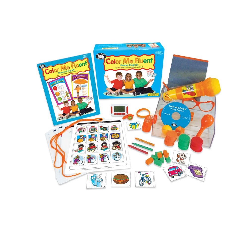 Color Me Fluent® speech fluency program for children who struggle with stuttering