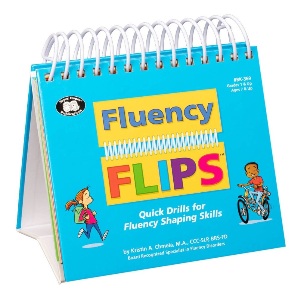 Fluency FLiPS® educational flipbook for speech language professionals who want to help children improve their stuttering