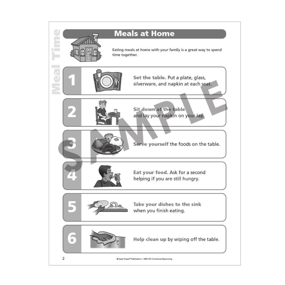 Functional Sequencing Activity Sheets