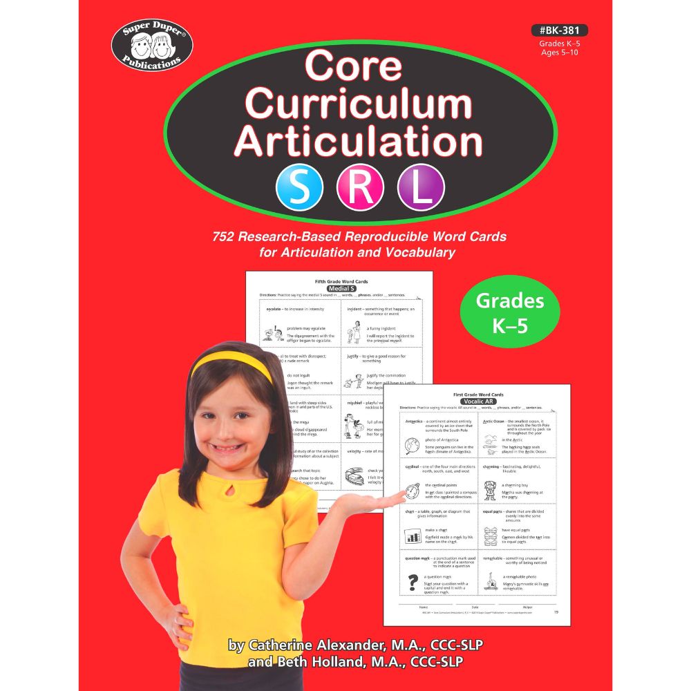 Core Curriculum Articulation S, R, L Book