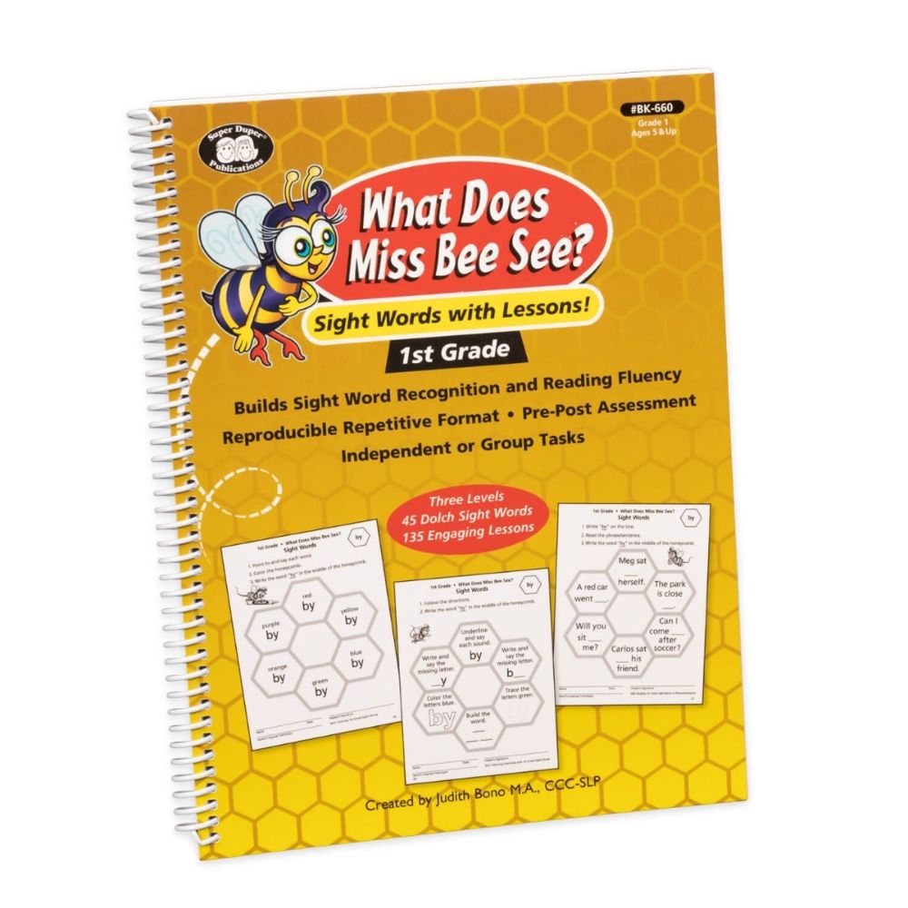 What Does Miss Bee See? (Grade 1) Book that teaches children sight word recognition and improves reading fluency 