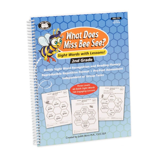 What Does Miss Bee See? (Grade 2) Book that teaches children sight word recognition and improves reading fluency 