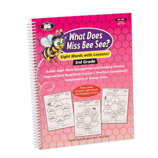 What Does Miss Bee See? (Grade 3) Book that teaches children sight word recognition and improves reading fluency 