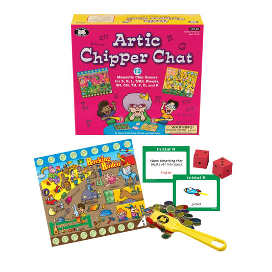 Artic Chipper Chat® educational game that teaches children articulation and language skills