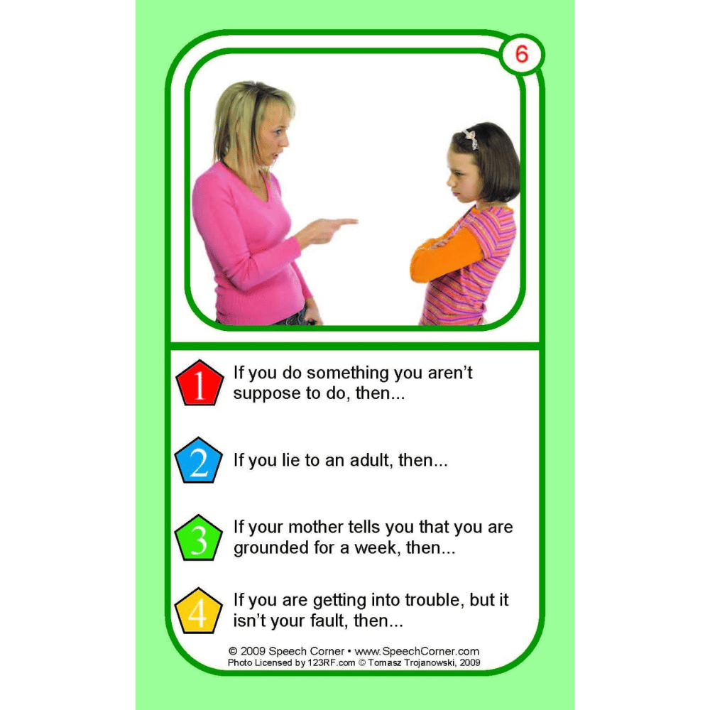 Critical Thinking If/Then Double Dice Deck Card 6