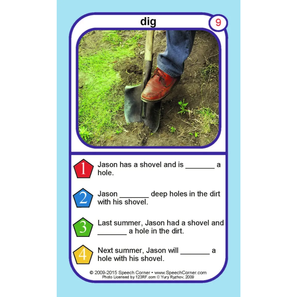 Irregular Verbs Double Dice Add-On Deck