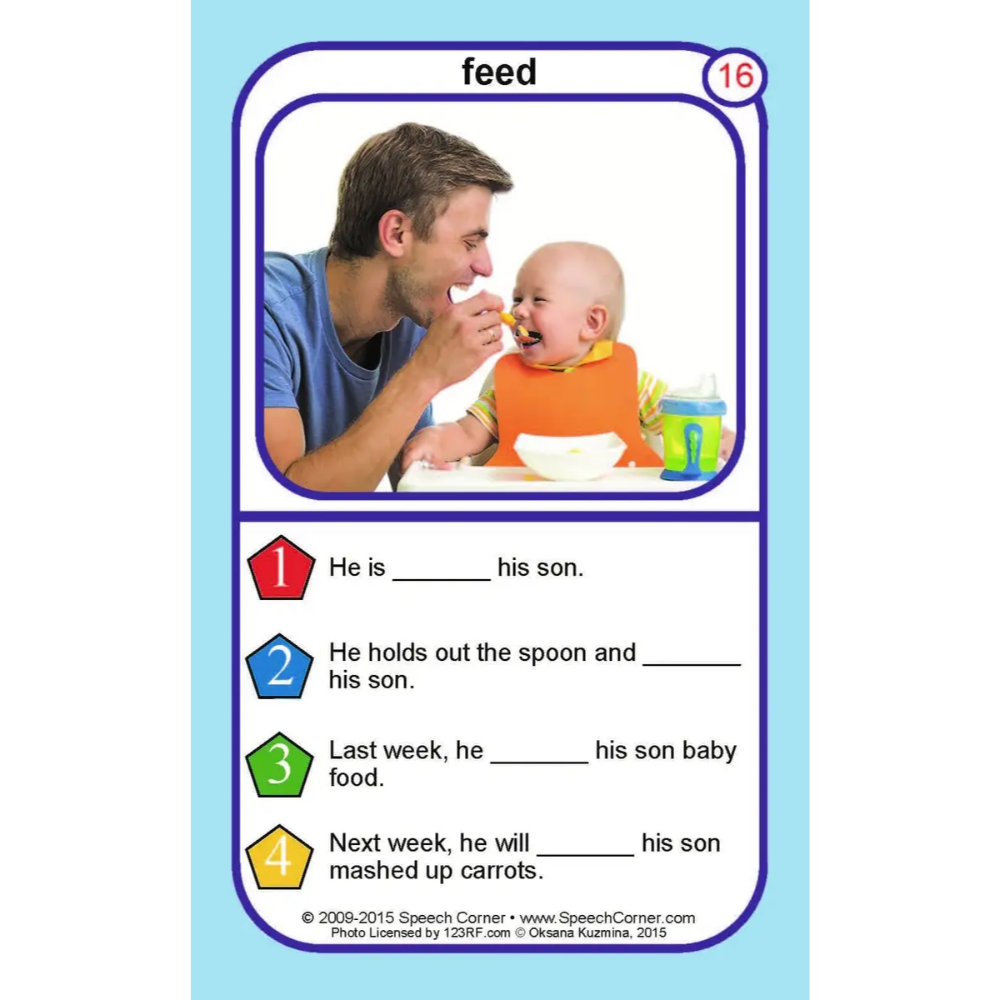 Irregular Verbs Double Dice Add-On Deck