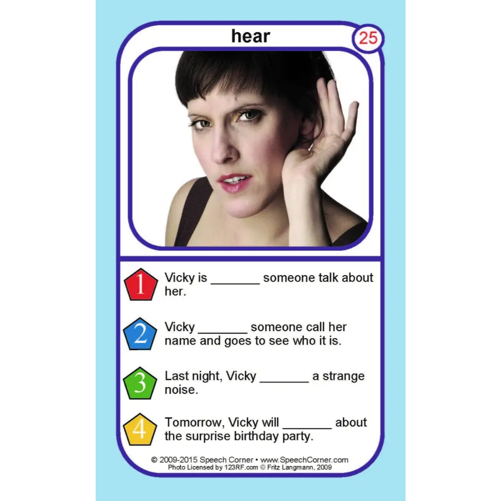 Irregular Verbs Double Dice Add-On Deck