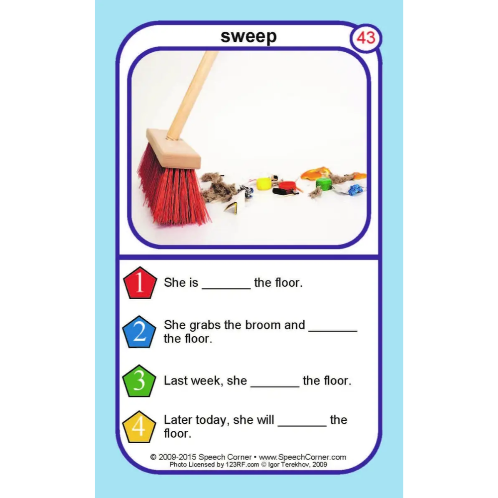 Irregular Verbs Double Dice Add-On Deck