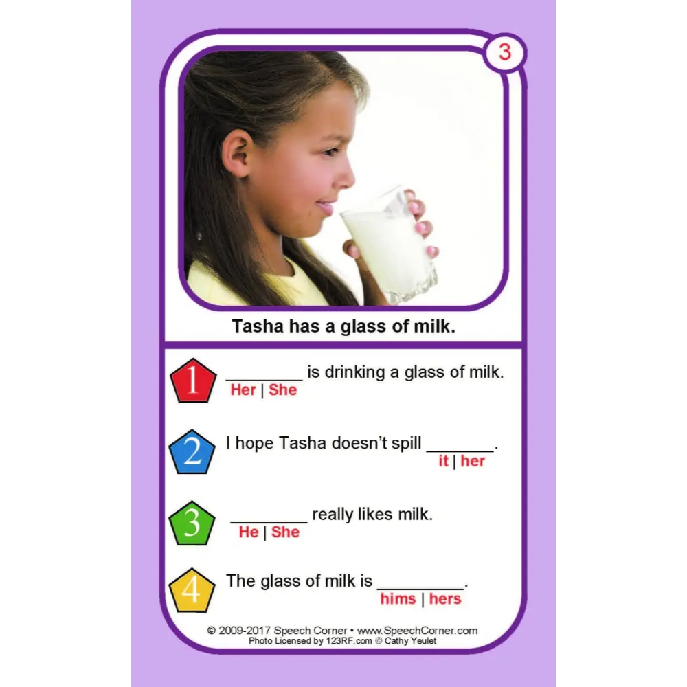 Pronouns Double Dice Add-On Deck