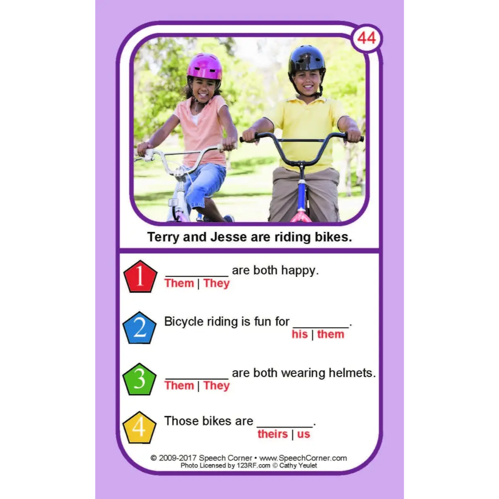 Pronouns Double Dice Add-On Deck